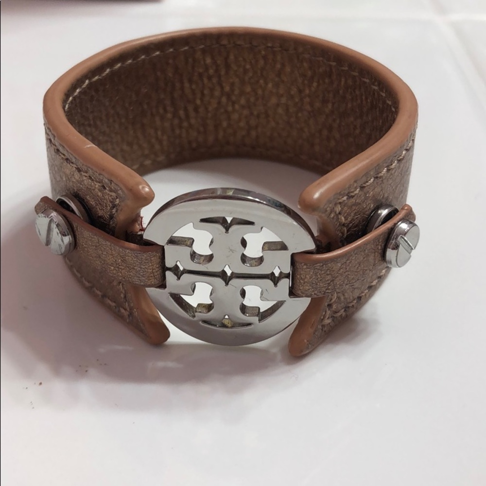 Tory Burch Logo Bracelet with Double Snaps